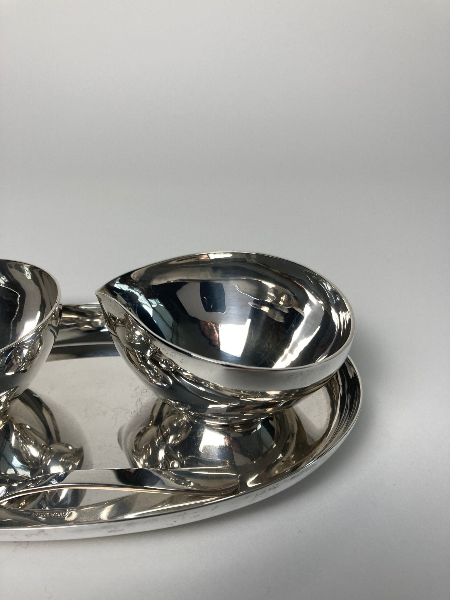Modernist Sterling Silver Condiment set - Madden & McHugh