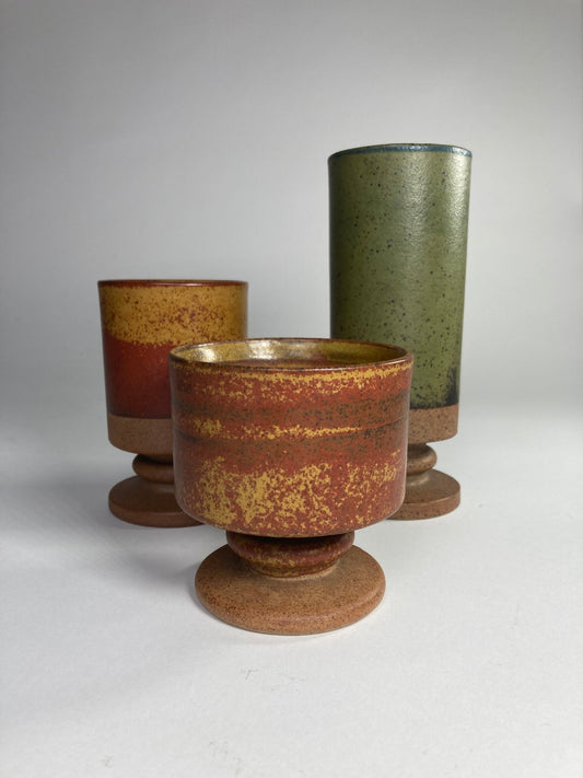 Robin Welch Set of Three 1970's Studio Pottery Vases - Madden & McHugh