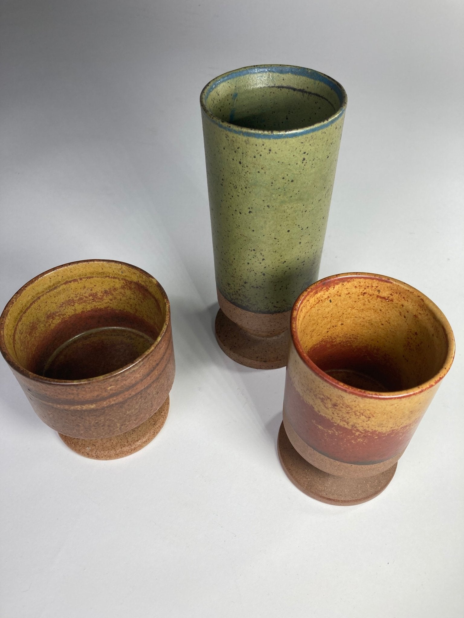 Robin Welch Set of Three 1970's Studio Pottery Vases - Madden & McHugh
