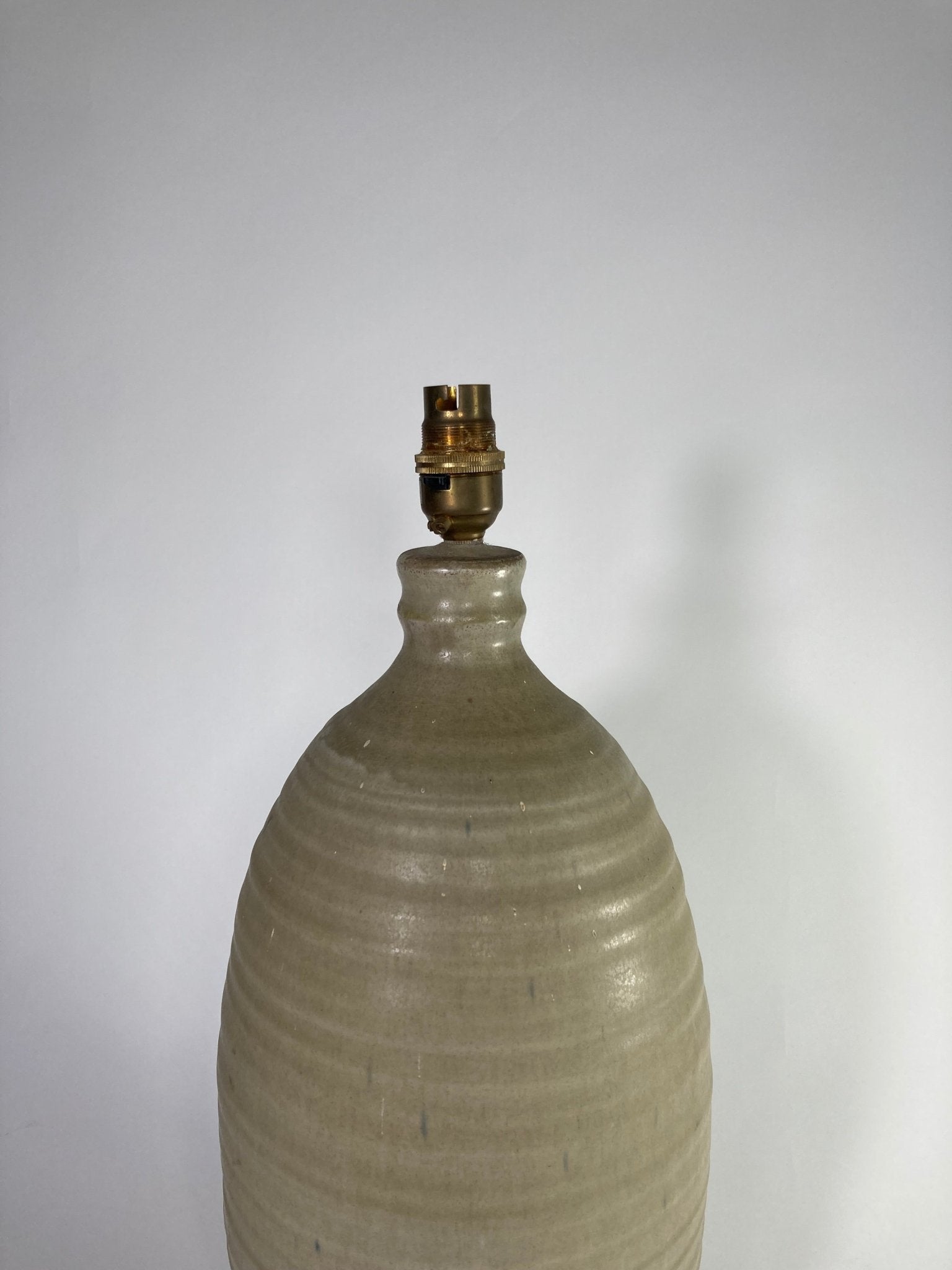 Set of Three Mid Century Stoneware Lamps - MADDEN & MCHUGH