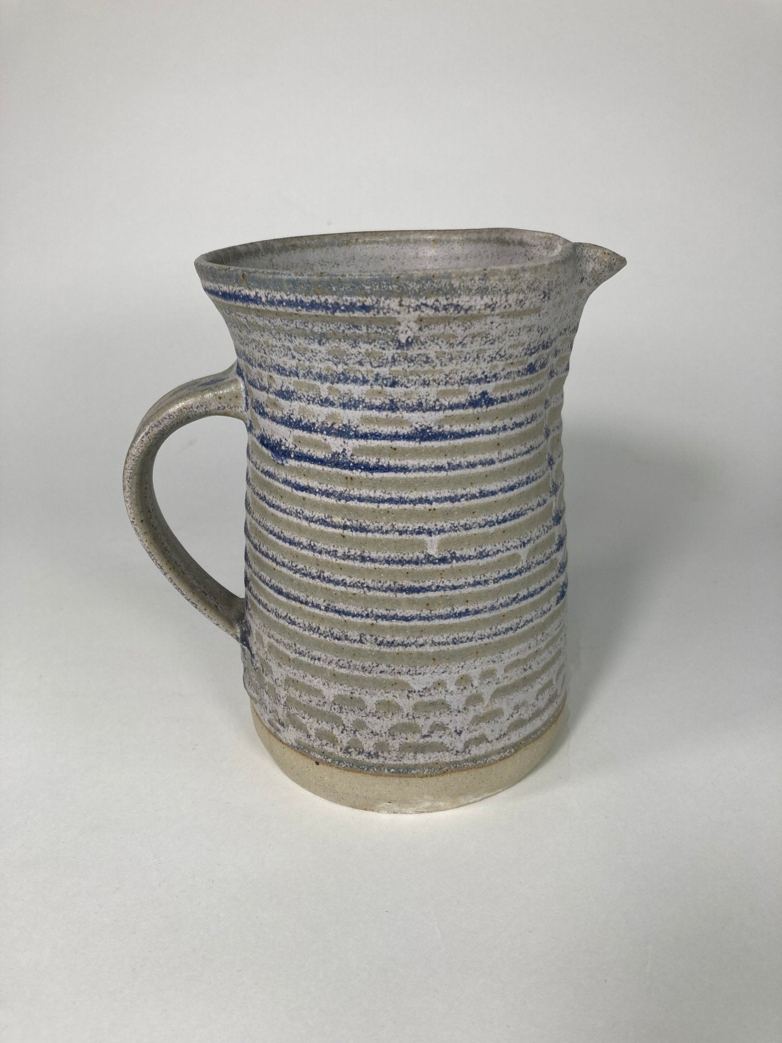 Stephen Llewellyn Blue Pottery Jug - MADDEN & MCHUGH