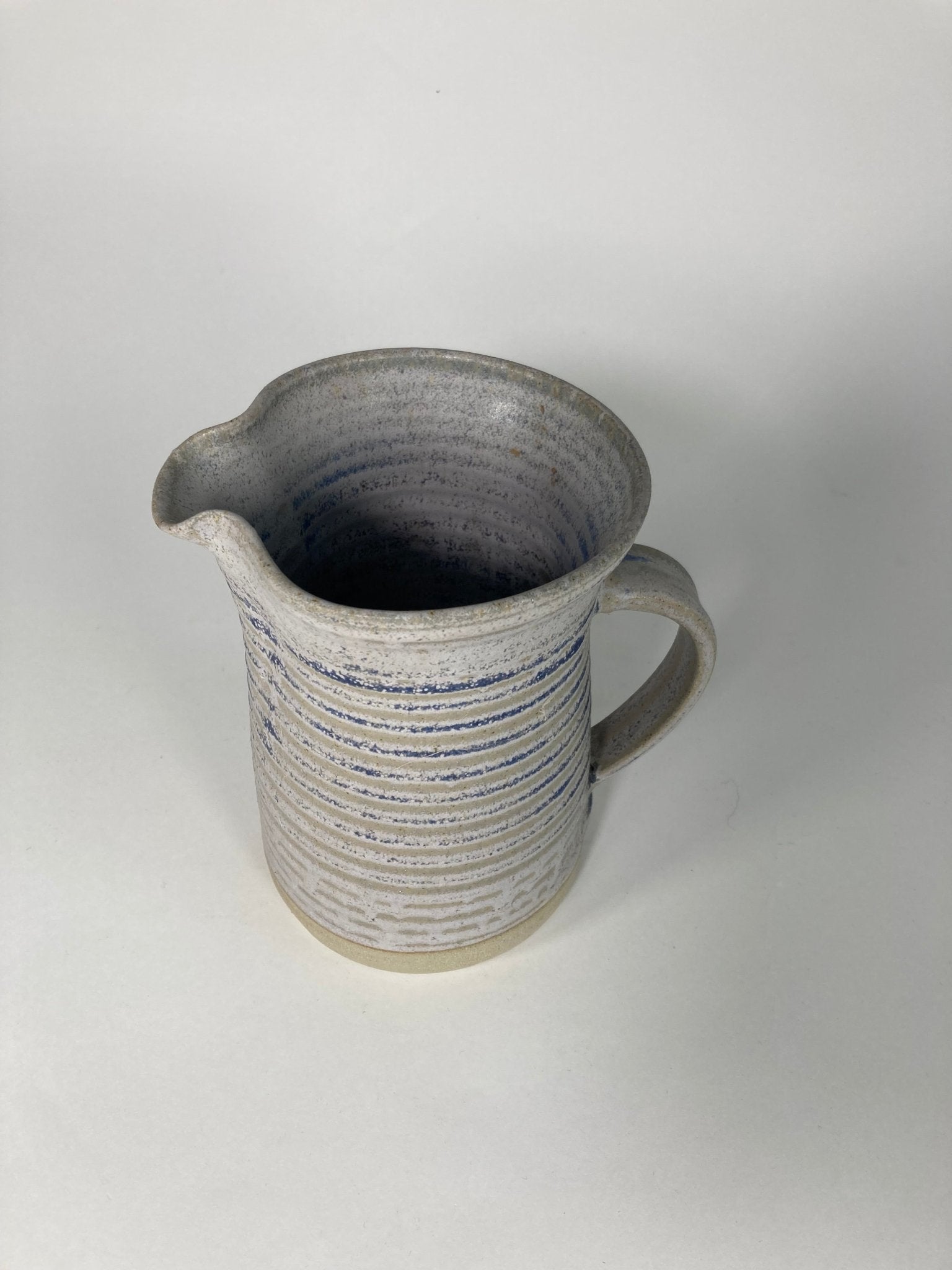 Stephen Llewellyn Blue Pottery Jug - MADDEN & MCHUGH