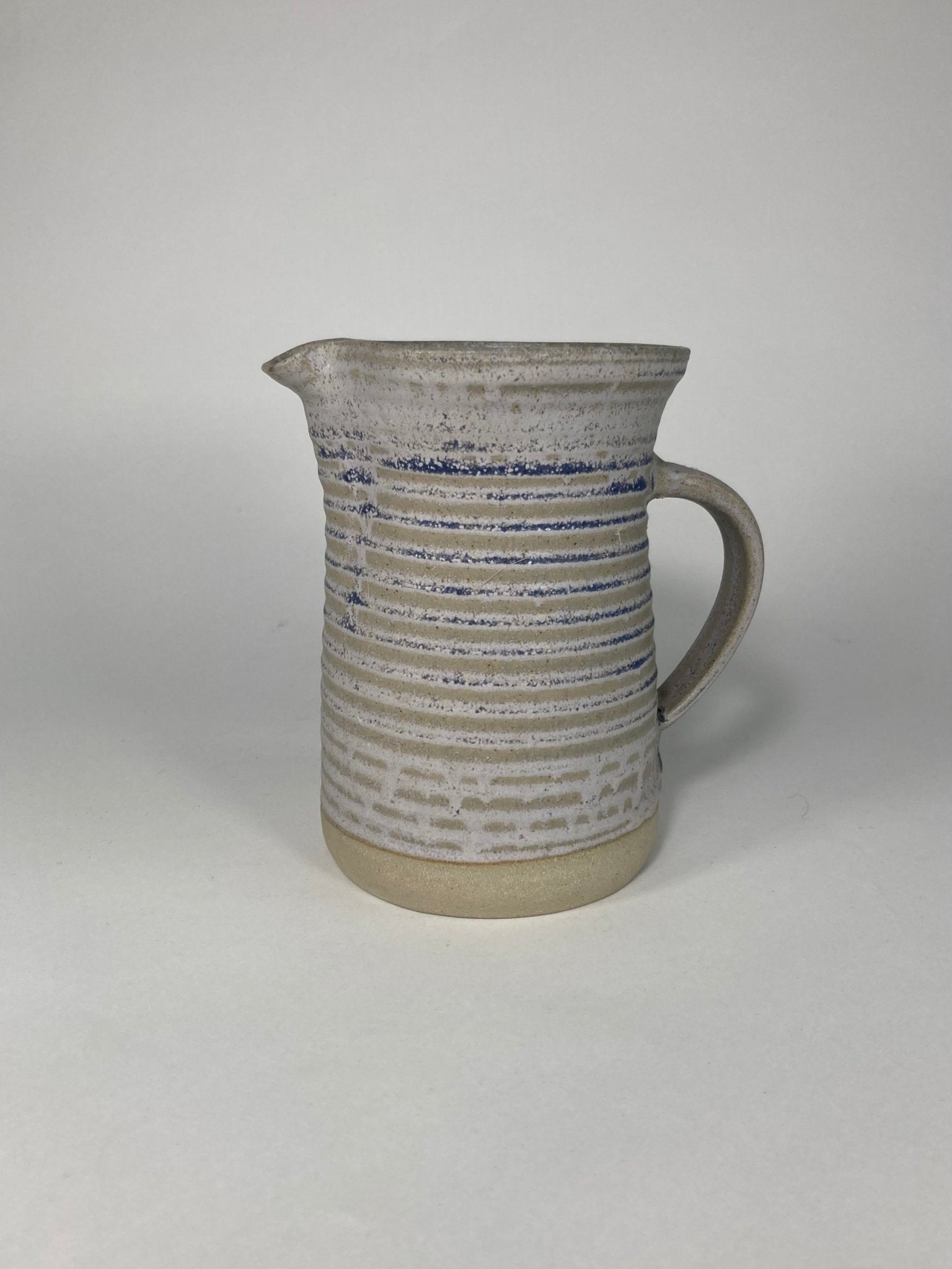 Stephen Llewellyn Blue Pottery Jug - MADDEN & MCHUGH